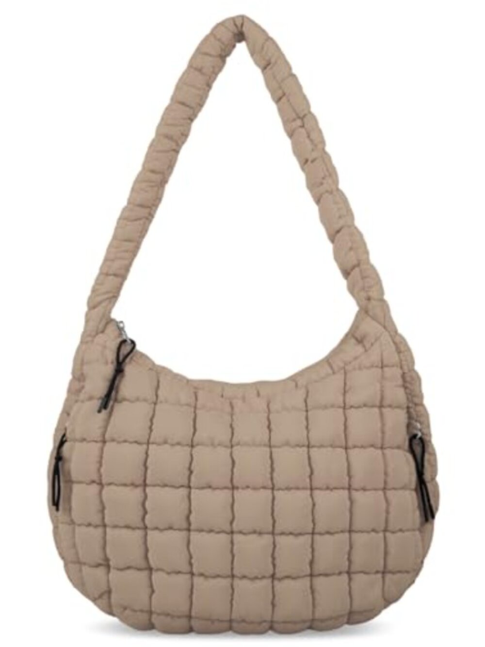 Quilted Puffer Tote Bag Nylon Crossbody Shoulder Bag for Women